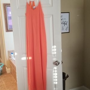 Torrent Orange Maxi Dress